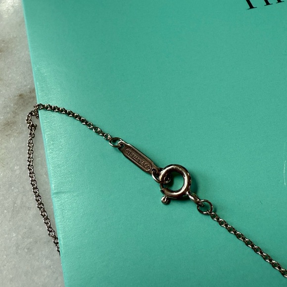 Tiffany & Co Mini Double Heart Tag Pendant in Silver - Picture 5 of 7